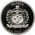 Монета 1 доллар 2025 Беркут Золотой орел Самоа