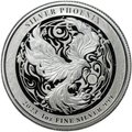 Монета 2 доллара 2023 Серебряный феникс Ниуэ