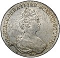 Монета 1 рубль 1780 СПБ ИЗ