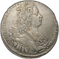 Монета 1 рубль 1727 Московский тип Петр II