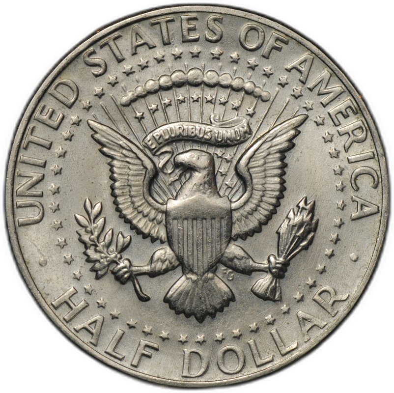 Монета 50 центов (1/2 доллара) 1971 D США