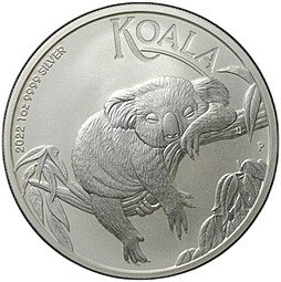 фото для Монета 1 доллар 2022 Коала Австралия Аверс