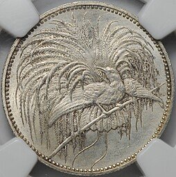 фото для Монета 1 марка 1894 Германская Новая Гвинея слаб NGC MS 65 Аверс