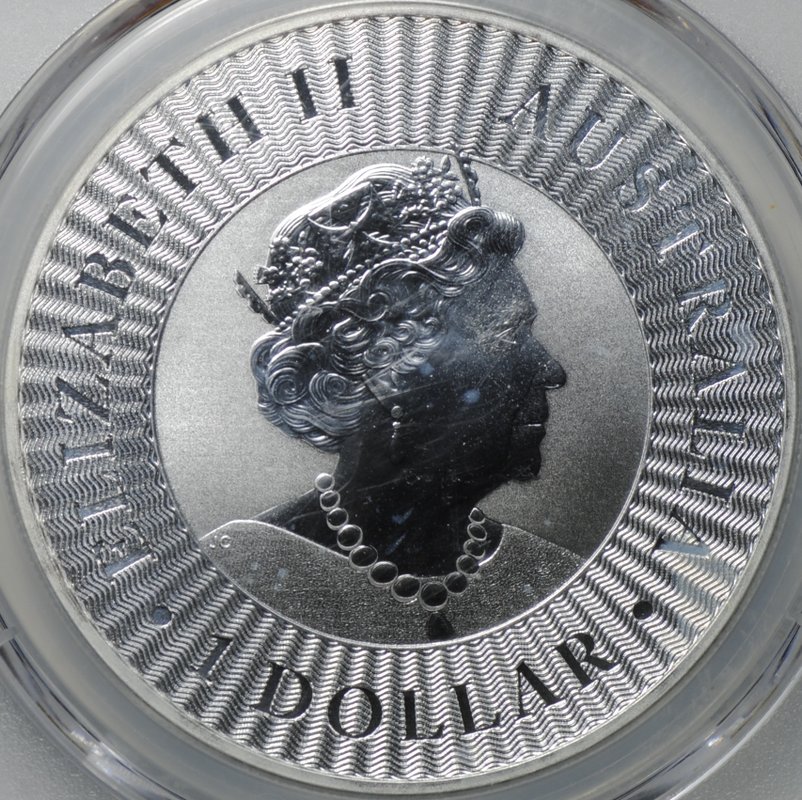 Монета 1 доллар 2020 Австралийский кенгуру Австралия слаб PCGS MS 69 First Strike
