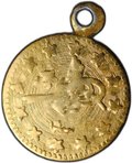 Золотой наградной жетон (медаль) 1876 (AH 1293) Абдул-Хамид II Османская империя