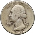 Монета Квотер (1/4 доллара) 1943 США