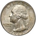 Монета Квотер (1/4 доллара) 1962 D США