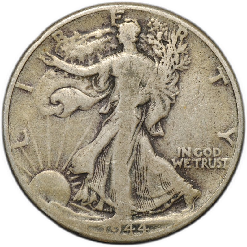 Монета 50 центов (1/2 доллара) 1944 США