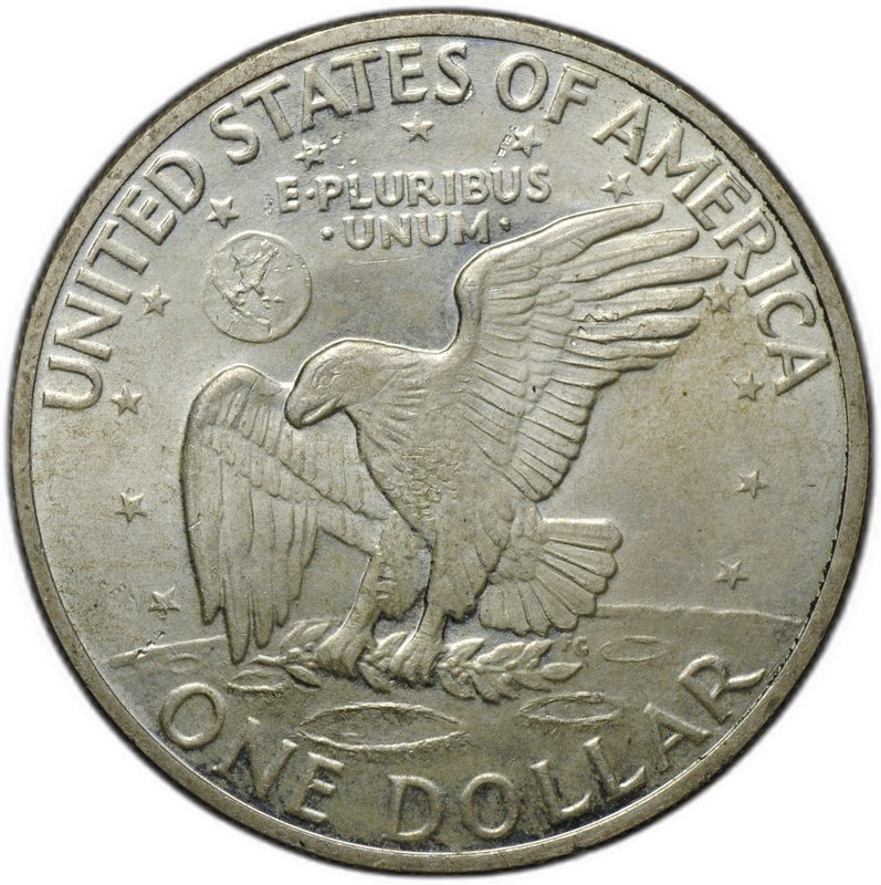 Монета 1 доллар 1971 S Эйзенхауэр серебро США
