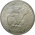 Монета 1 доллар 1971 S Эйзенхауэр серебро США