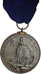 фото для Медаль 1798 За битву за Нил Дэвидсона бронза Великобритания Аверс