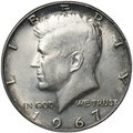 Монета 50 центов (1/2 доллара) 1967 США