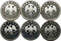 Комплект 1 рубль 2003 СПМД 300-летие основания Санкт-Петербурга 6 монет