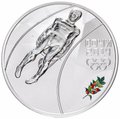 Монета 3 рубля 2014 СПМД Олимпиада в Сочи - санный спорт (выпуск 2013)