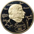 Монета 2 рубля 1994 ЛМД Н.В. Гоголь 185-летие со дня рождения (1809-1852)