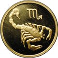 Монета 50 рублей 2003 ММД Знаки Зодиака Скорпион