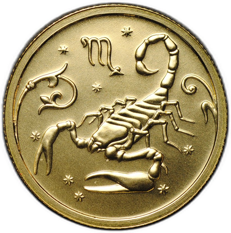 Монета 25 рублей 2005 ММД Знаки Зодиака Скорпион