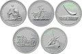Набор 5 рублей 2015 ММД Освобождение Крыма