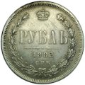 Монета 1 Рубль 1882 СПБ НФ