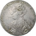 Монета 1 Рубль 1726 Московский тип, портрет влево