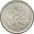 Монета 25 пенни 1909 L Русская Финляндия