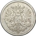 Монета 25 пенни 1906 L Русская Финляндия