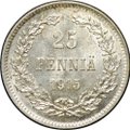 Монета 25 Пенни 1915 S Русская Финляндия