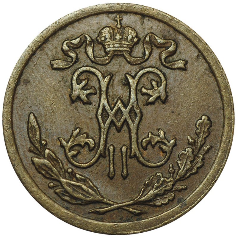Монета 1/2 копейки 1895 СПБ