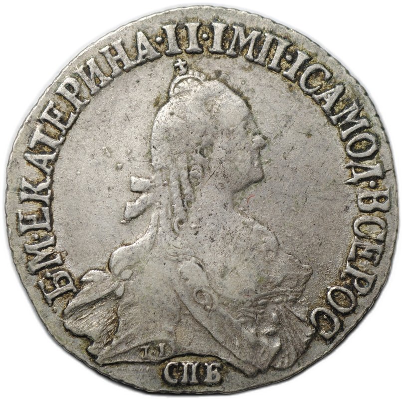 Монета 20 копеек 1771 СПБ TI