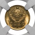 Монета 1 копейка 1940 слаб NGC MS65 UNC