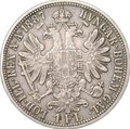 Монета 1 флорин 1887 Австрия