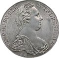 Монета 1 талер 1780 SF Мария Терезия рестрайк Австрия