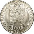 Монета 100 крон 1949 70 лет со дня рождения Иосифа Сталина Чехословакия