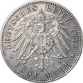 Монета 5 марок 1913 A Пруссия Германия