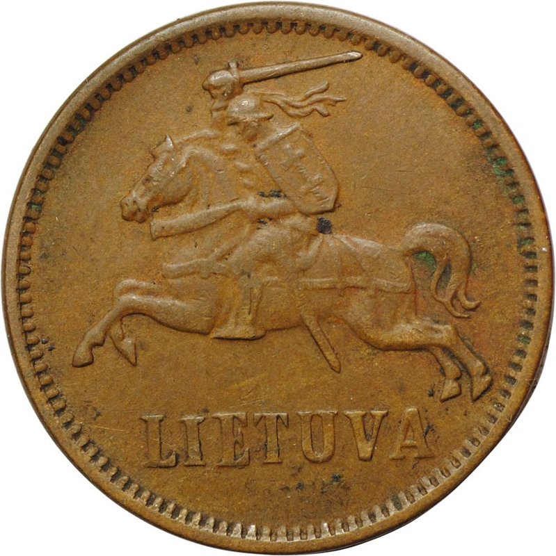 Монета 2 цента 1936 Литва