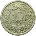 Монета 10 грошей 1923 Польша