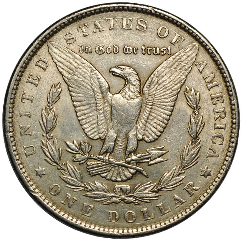 Монета 1 доллар 1891 США