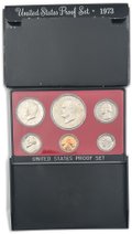 Годовой набор 1, 5, 10, 25, 50 центов 1 доллар 1973 PROOF США 6 монет