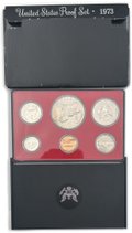 Годовой набор 1, 5, 10, 25, 50 центов 1 доллар 1973 PROOF США 6 монет