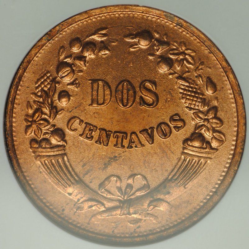 Монета 2 сентаво 1937 Перу
