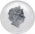 Монета 1 доллар 2009 Год Быка Лунар 2 позолота Лунный календарь Австралия 