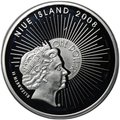 Монета 1 доллар 2008 Аэропорт Сочи Ниуэ