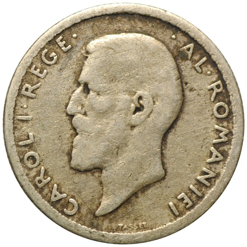 Монета 50 бани 1911 Румыния