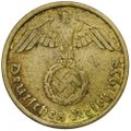 Монета 10 рейхспфеннингов 1938 A Германия