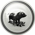 Монета 1 доллар 2007 Год свиньи Лунар Австралия