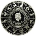Монета 5 долларов 2012 ММД Знаки зодиака Рыбы Токелау