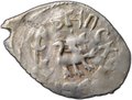 Монета Денга 1460 - 1510 Довмонт Д | Барс вправо Псковская республика Псков
