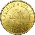 Монета 20 марок 1903 L Русская Финляндия