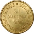Монета 20 марок 1879 S Русская Финляндия