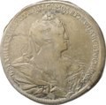 Монета Полтина 1737 Московский тип слаб CPRC VF 20